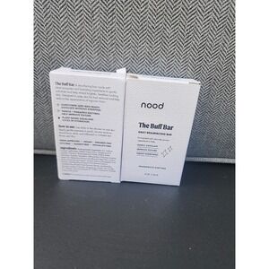Nood The Buff Bar 2 pk, Exfolaiting Daily Resurfacing Bar, Fragrence Free 4 oz.